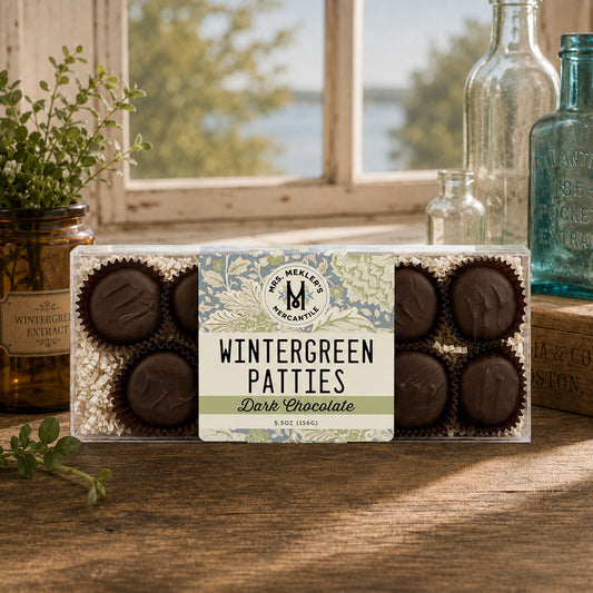 Dark Chocolate Wintergreen Mint Patties