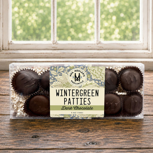 Dark Chocolate Wintergreen Mint Patties