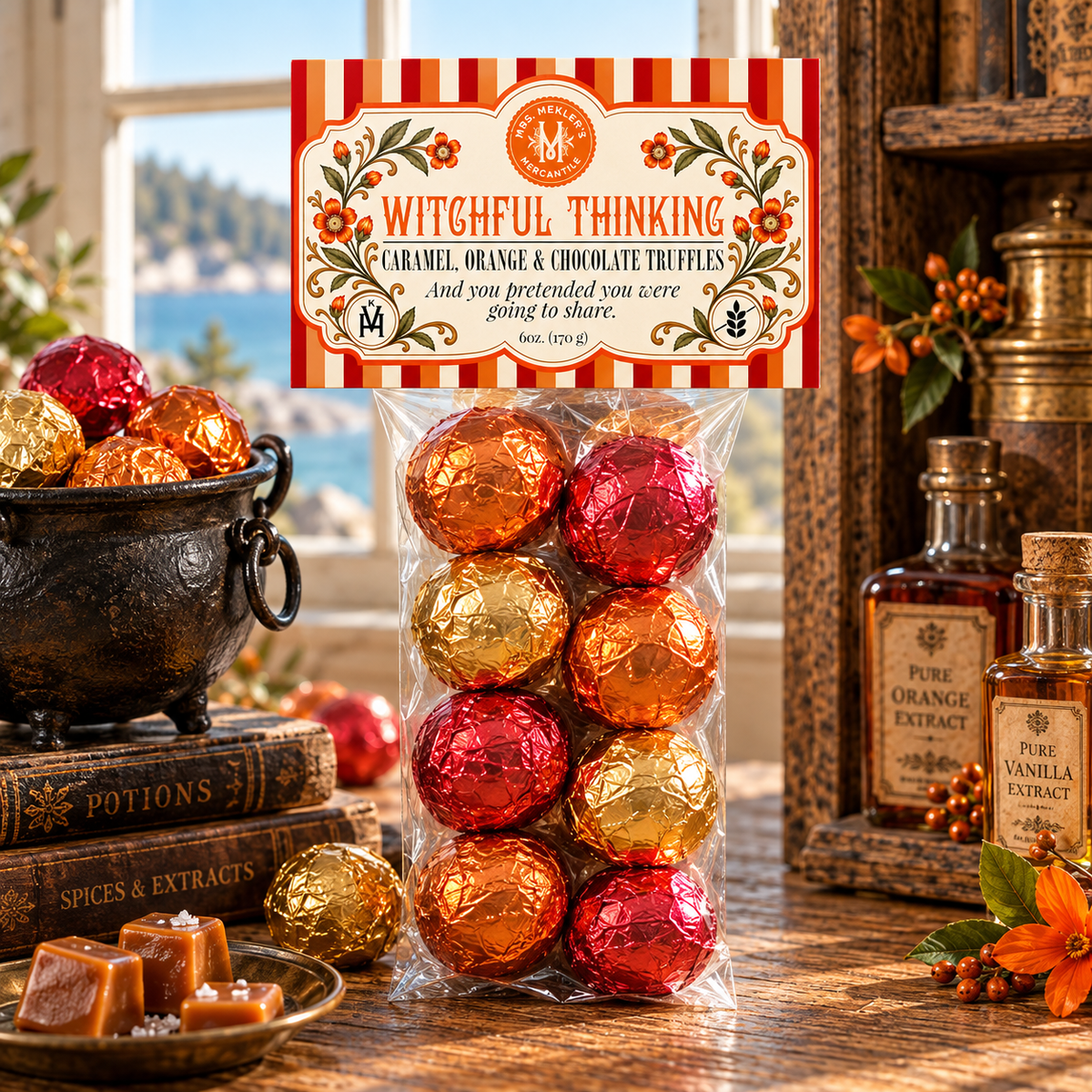 Foil-Wrapped Truffles | 10-Piece Bag