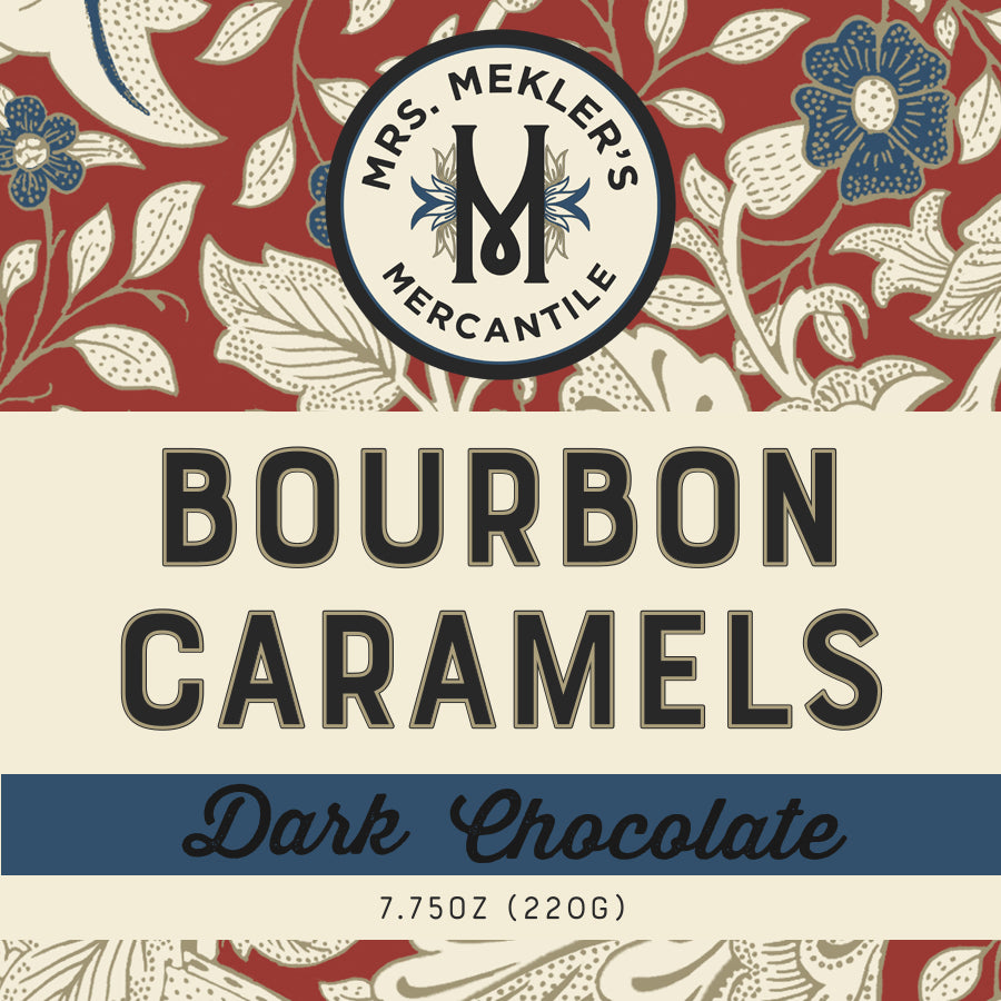 Dark Chocolate Bourbon Caramels